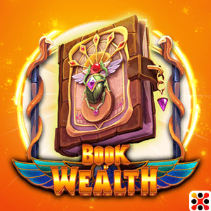 Book of Wealth slot logo by Mancala Gaming at Spinanga