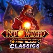 Fire Blaze Red Wizard online game logo by Playtech on spinangacasino-no.eu